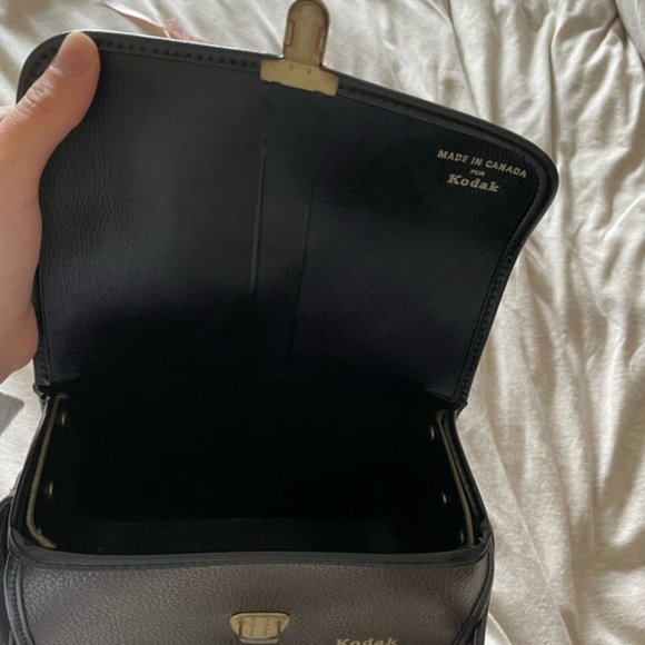 Vintage Kodak Leather Camera Bag with Shoulder Strap - Picture 10 of 11